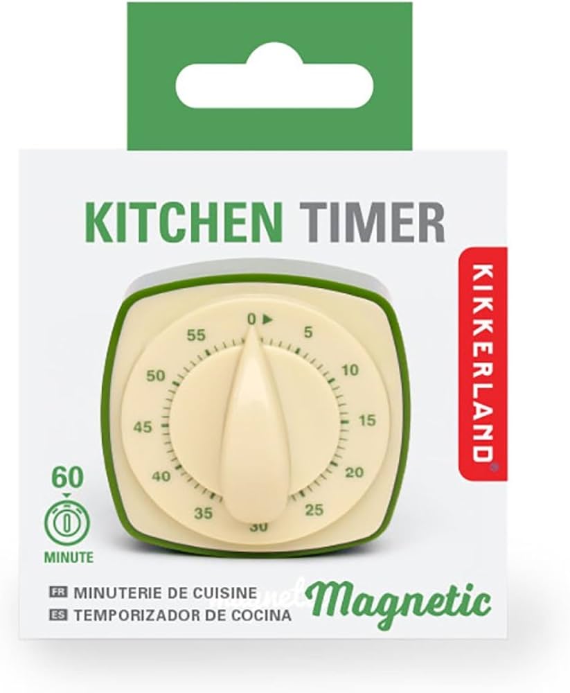 Amazon.com: Kikkerland Retro Kitchen Timer – Vintage Decor for