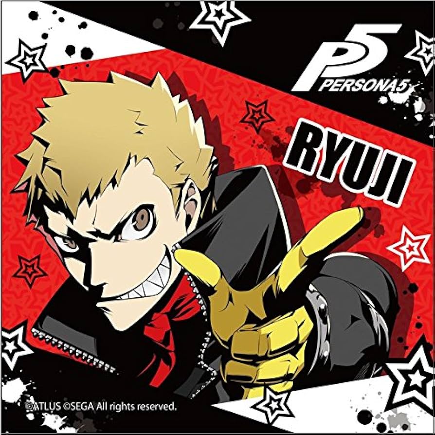 Amazon.co.jp: P5 - ペルソナ5 - 坂本竜司 マイクロファイバー : ホビー