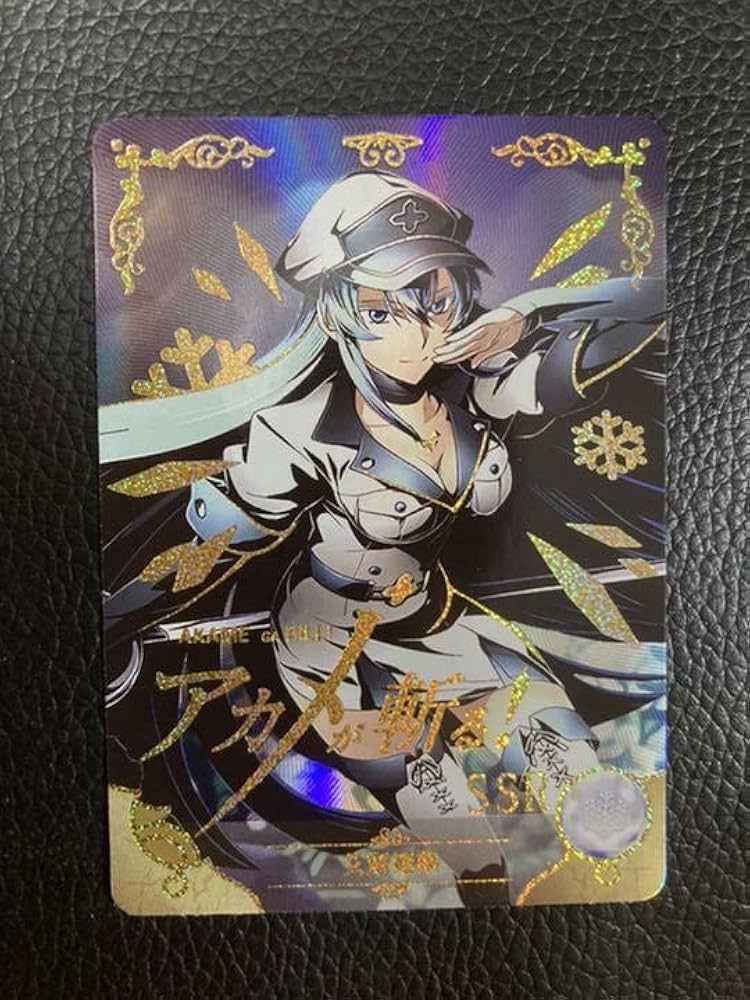 Amazon.co.jp: アカメが斬る エスデス サンクリ acg カード SSR : おもちゃ