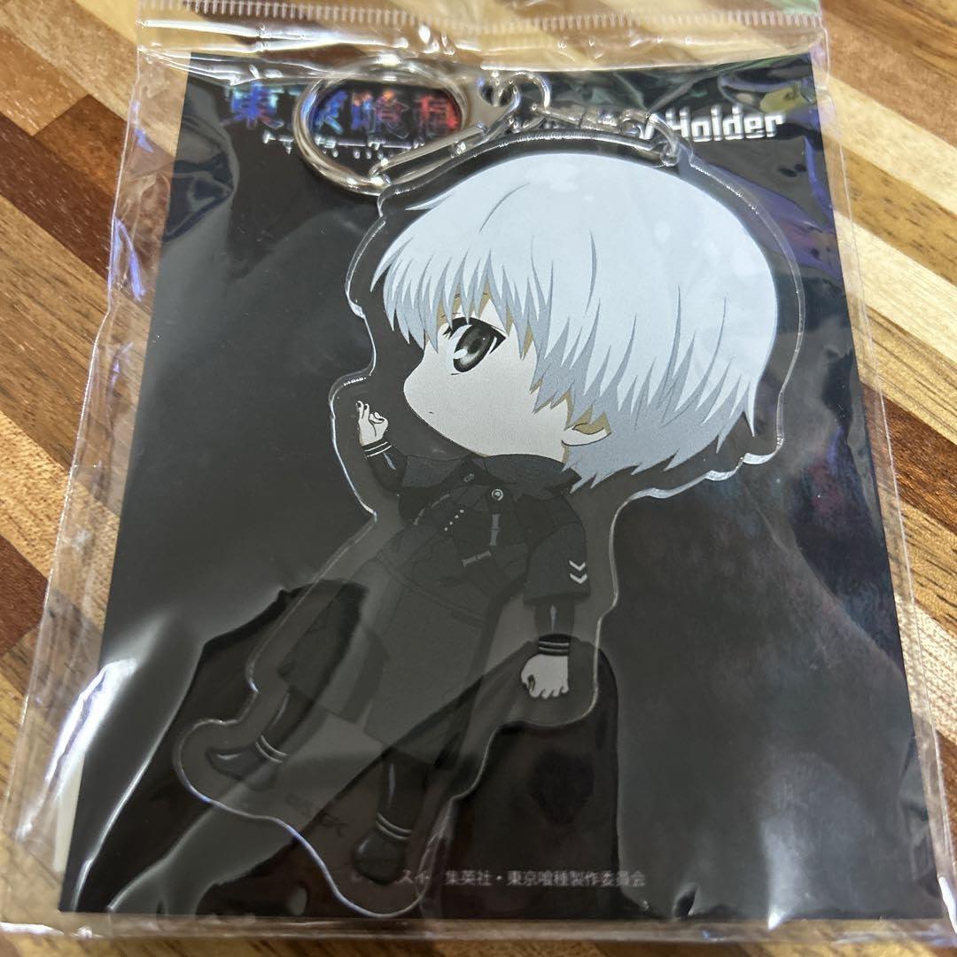 Amazon.co.jp: 東京喰種 金木研 白カネキ デカアクリルキーホルダー