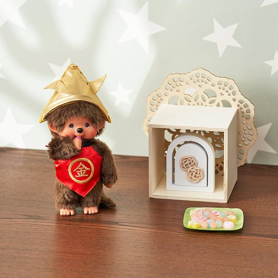 Amazon.co.jp: 久月official オリジナル 昔ばなしモンチッチ 金太郎