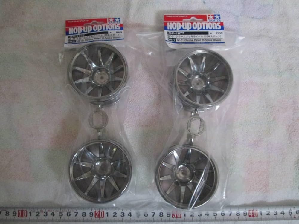 Amazon.co.jp: タミヤ GF-01 クロームメッキ ホイール : おもちゃ
