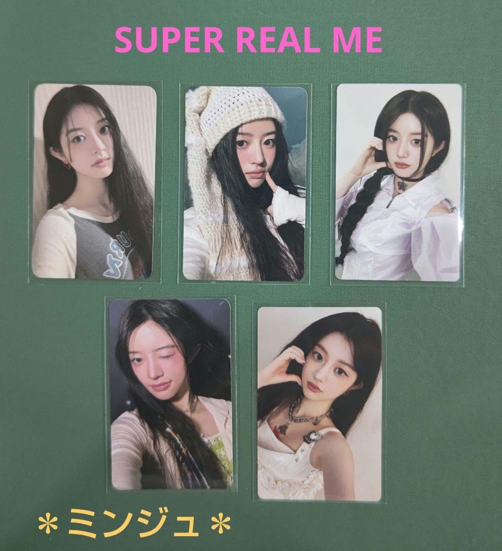 Amazon.co.jp: ILLIT ミンジュ SUPER REAL ME SW アルバムトレカ×5枚