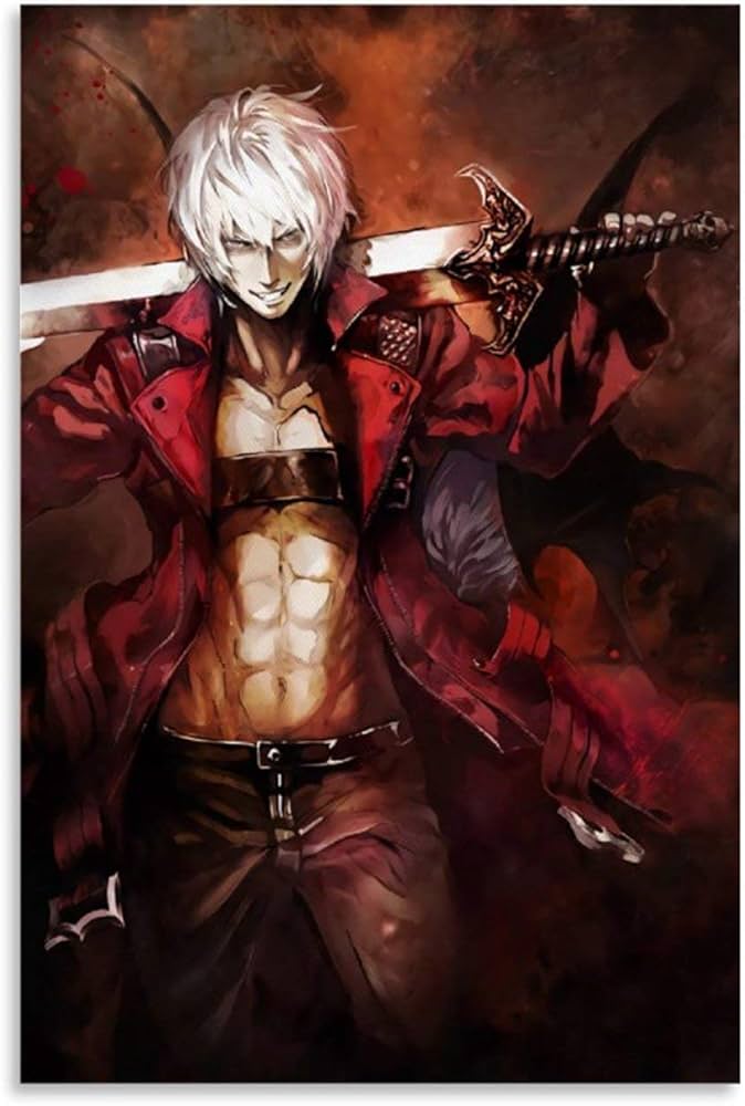 Amazon｜ゲームポスター デビルメイクライダンテポスター 装飾絵画