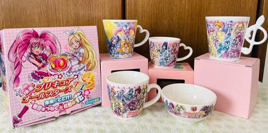 Amazon.co.jp: プリキュアオールスターズ ローソン限定 食器セット