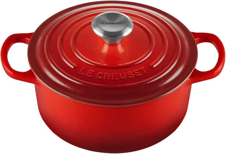 Amazon | 【Le Creuset】 シグニチャー ココット・ロンド 18cm レッド