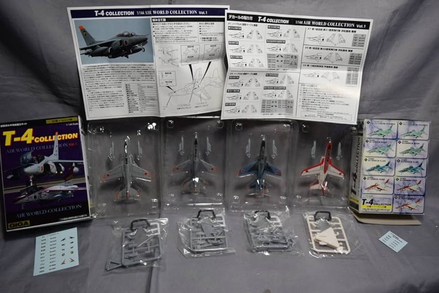 Amazon.co.jp: 4種セット 1／144 GIGA 航空自衛隊JASDF川崎T-4練習機