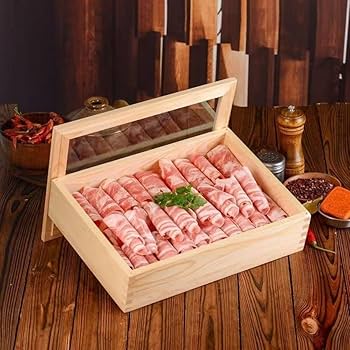 Amazon.co.jp: 寿司ネタケース ネタ箱 目皿 寿司ネタ入れ アクリル製