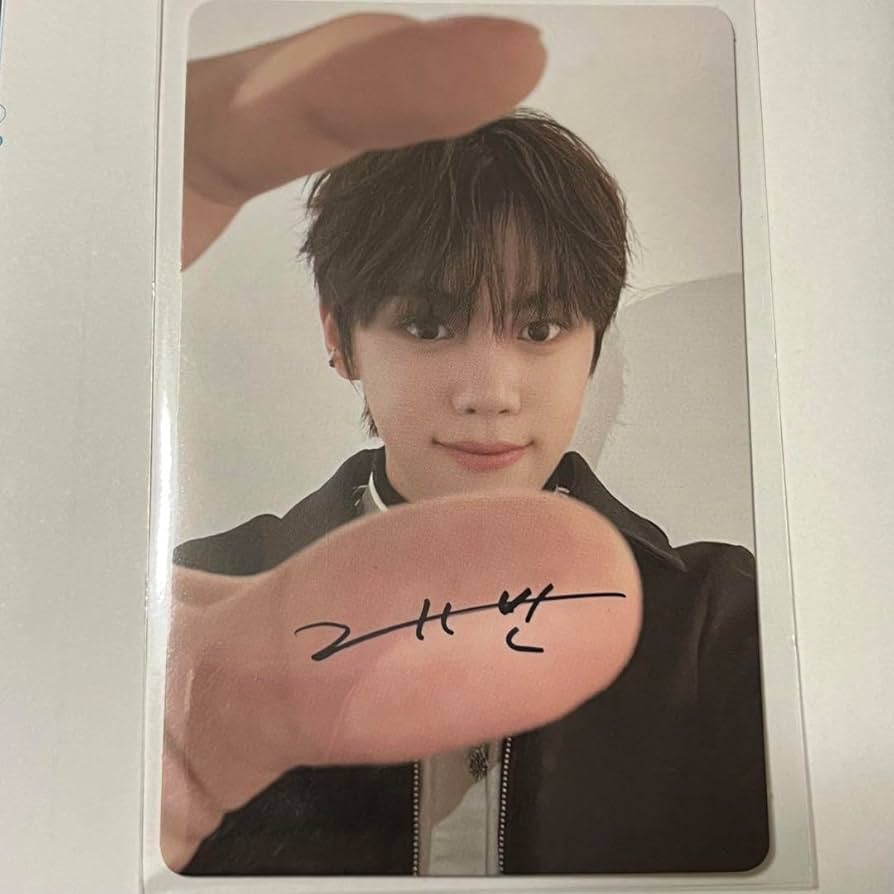 Amazon.co.jp: 即購入可匿名発送変更可ZB1 キムギュビン 直筆サイン