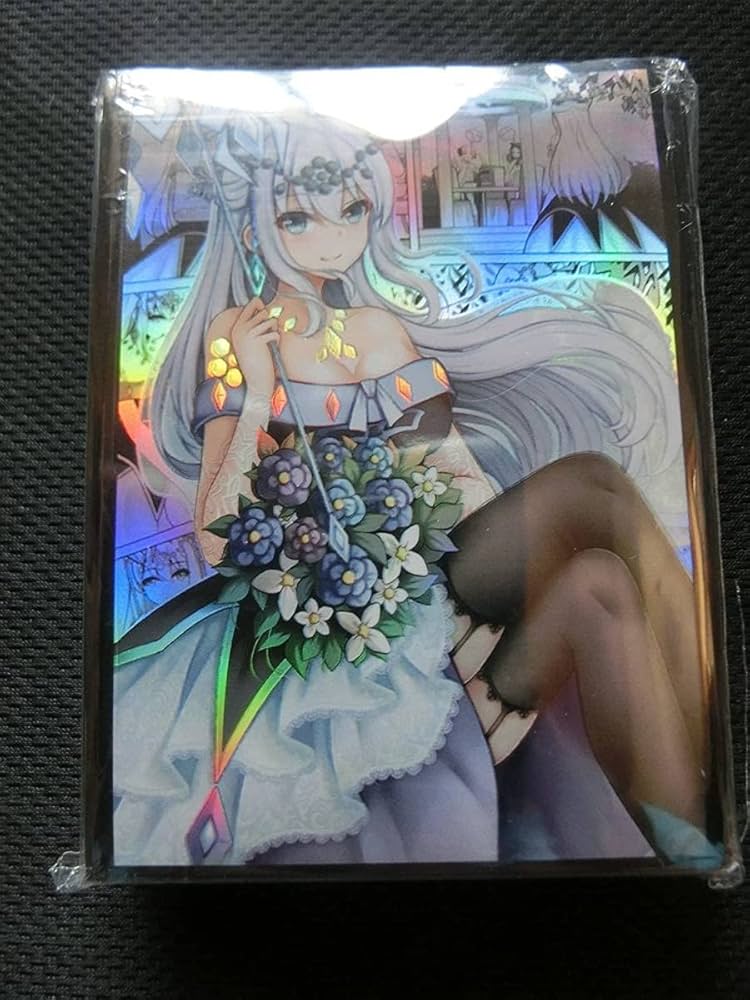 Amazon.co.jp: 遊 戯 王 スリーブ 50枚入り 63×90 ホロ加工 六花聖