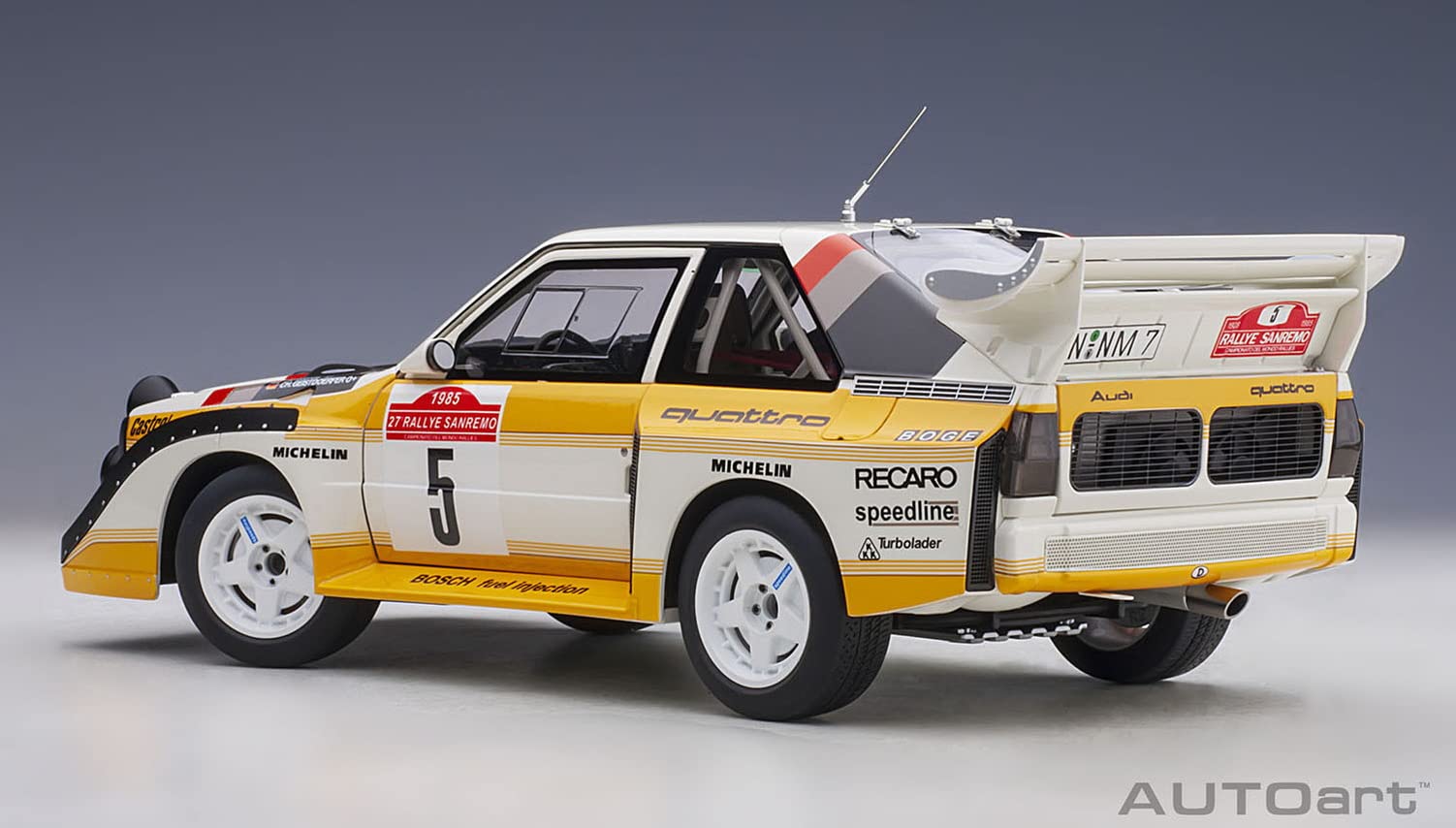 Amazon.co.jp: AUTOart 1/18 アウディ スポーツクワトロ S1 WRC '85#5