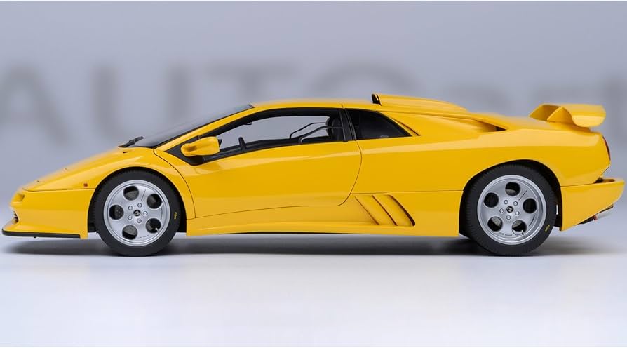Amazon.com: Lambo Diablo SE30 Jota Superfly Yellow 1/18 Model Car