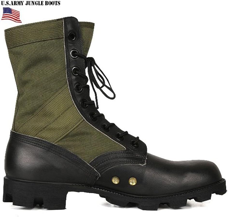 Amazon | 実物 米軍NAM戦 ODジャングルブーツ ミリタリーブーツ 表記9N