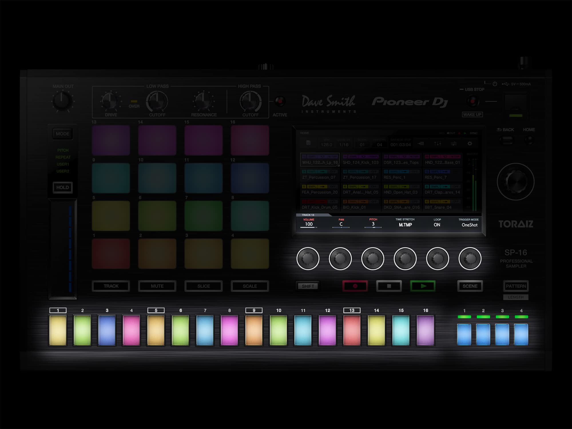 Amazon.co.jp: Pioneer DJ Professional Sampler TORAIZ SP-16