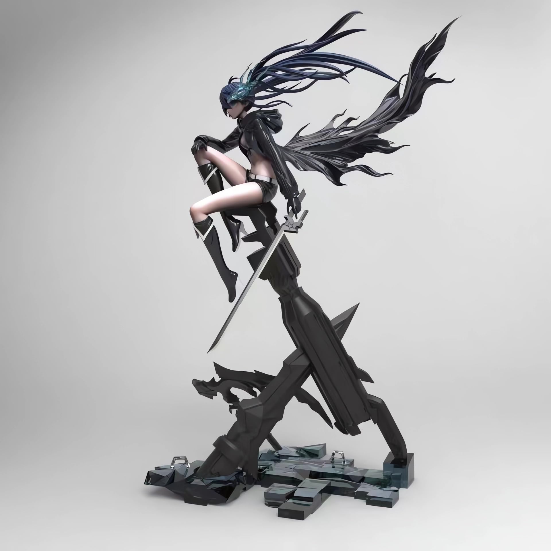 Amazon.co.jp: ブラック ロックシューター フィギュア 1/8スケール