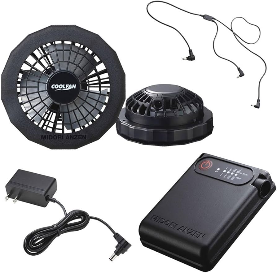 Amazon.co.jp: [ミドリ安全] クールファン用 レギュラーファン セット