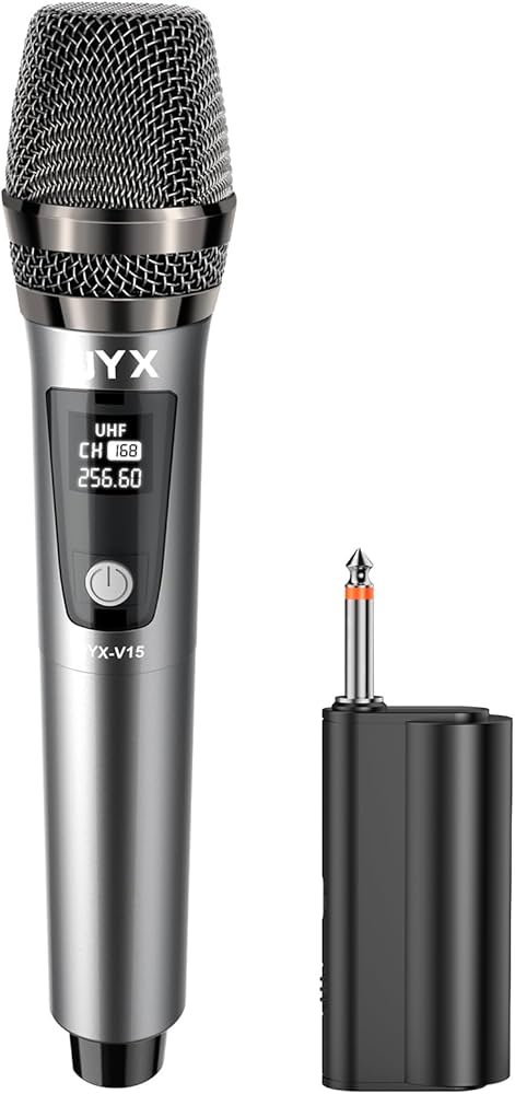 Amazon | JYX ワイヤレスマイク 無線カラオケマイク UHF