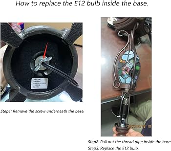 Amazon.co.jp : ステンドグラス テーブルランプ テーブルライト