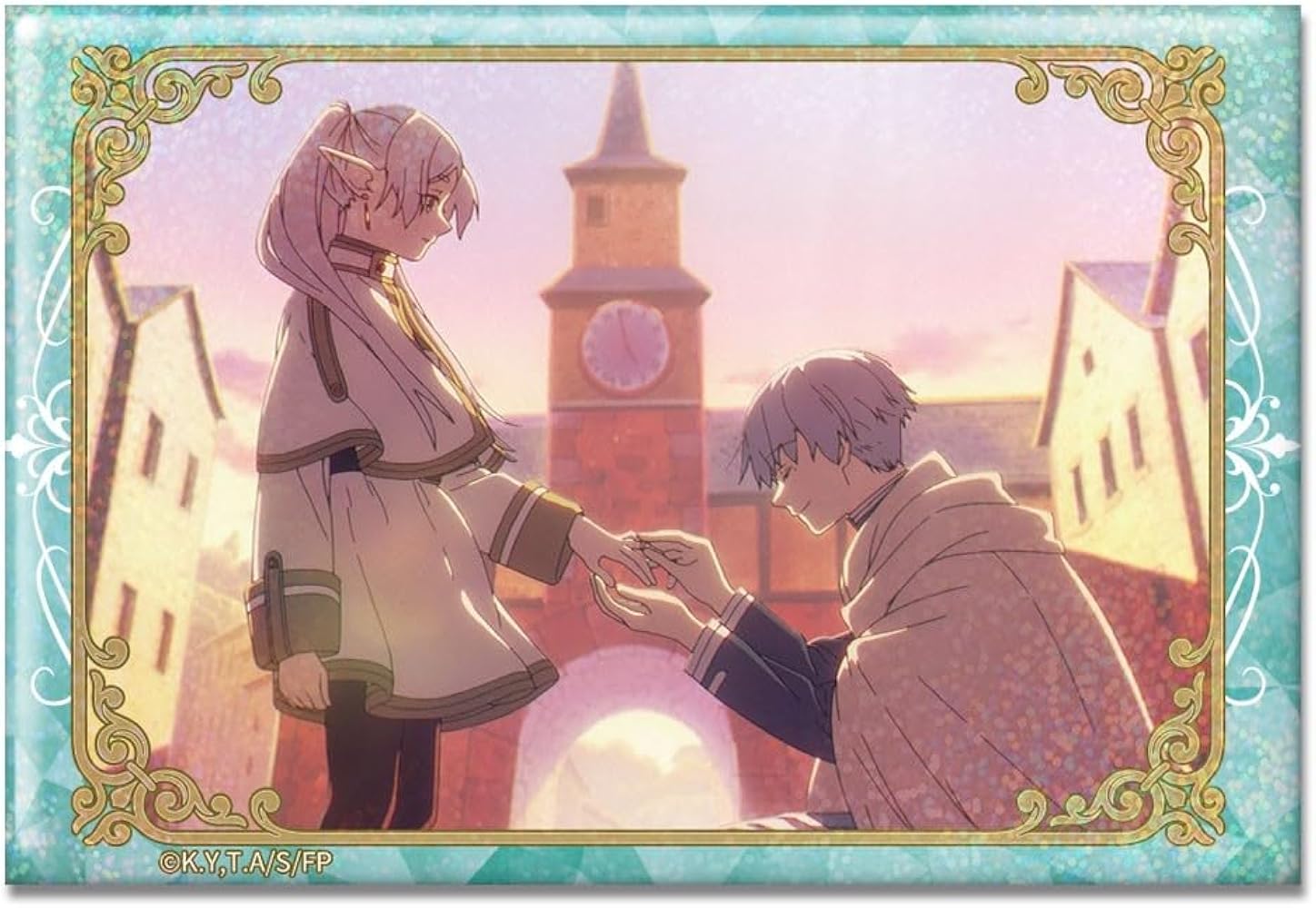 Amazon | 葬送のフリーレン ホログラム缶バッジ Ver.2 フリーレン