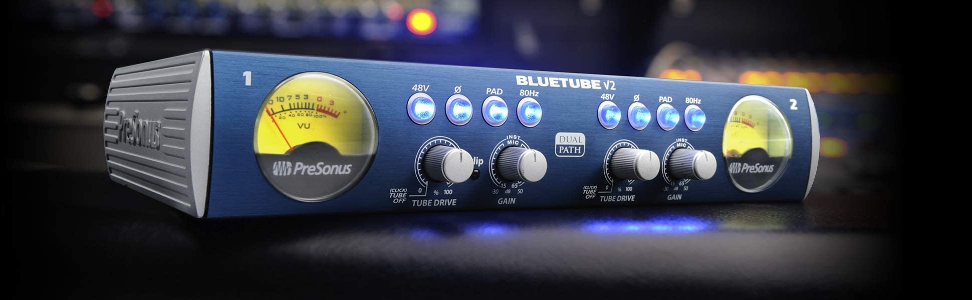 Amazon | PreSonus BlueTube DP V2 2-channel Mic/Instrument Tube