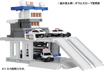 Amazon.co.jp: タカラトミー ビルドシティ 警察署 : Toys & Games
