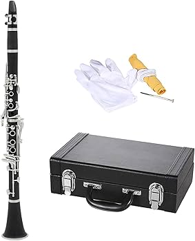 Amazon | Juspins ABS樹脂製 Bb クラリネット17キー 初心者入門セット
