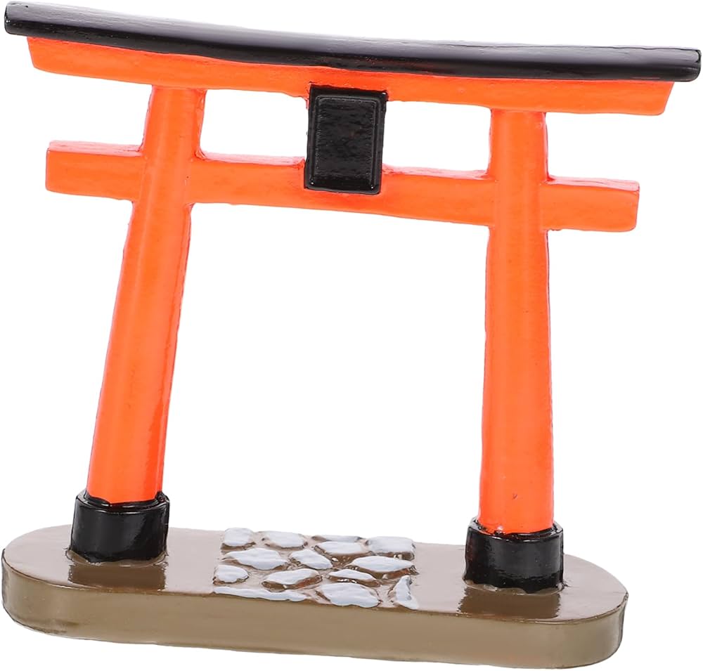 Amazon.co.jp: FUNOMOCYA ミニ鳥居 ミニチュア鳥居飾り 卓上禅庭装飾用