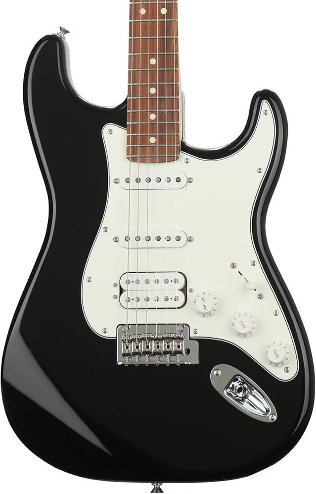 Amazon.com: Fender Player Stratocaster HSS Electric Guitar, Black