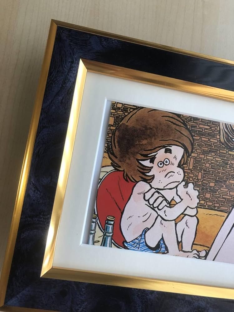 Amazon.co.jp: kj 額装品 3 松本零士 男おいどん 貴重イラスト2Lサイズ