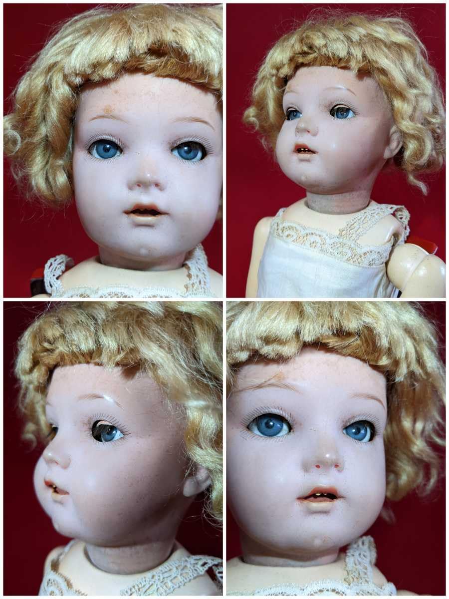 Amazon | ドイツ 球体関節人形 セルロイド ビスクドール KR