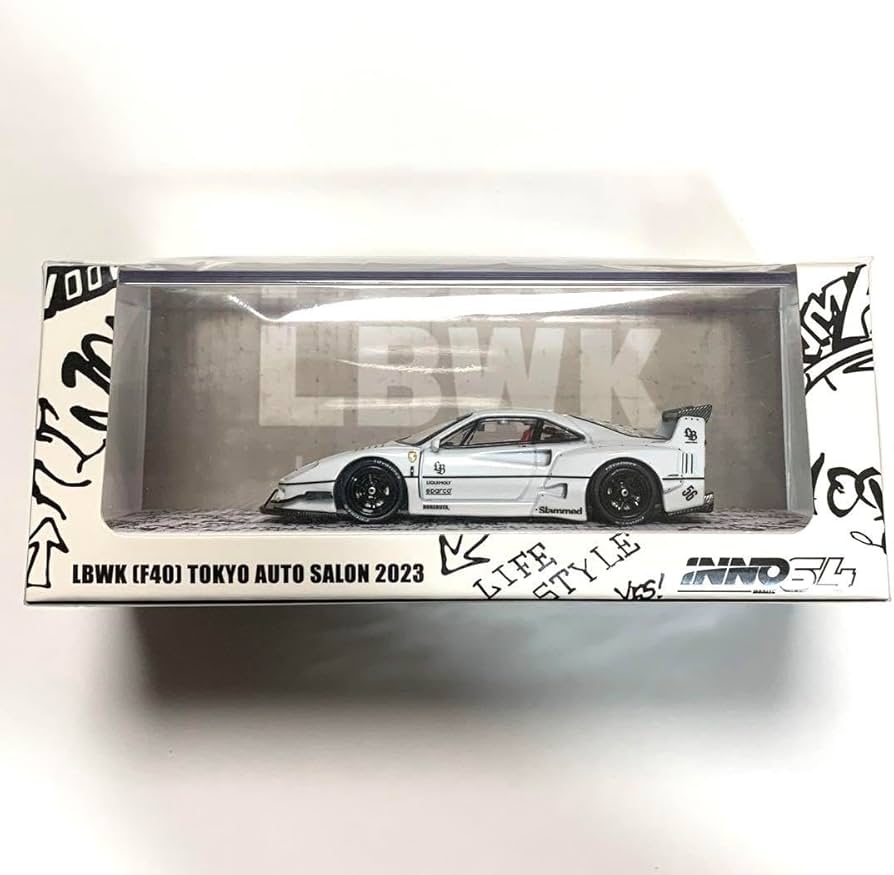 Amazon | INNO イノモデル フェラーリ F40 1/64 東京 オートサロン 白