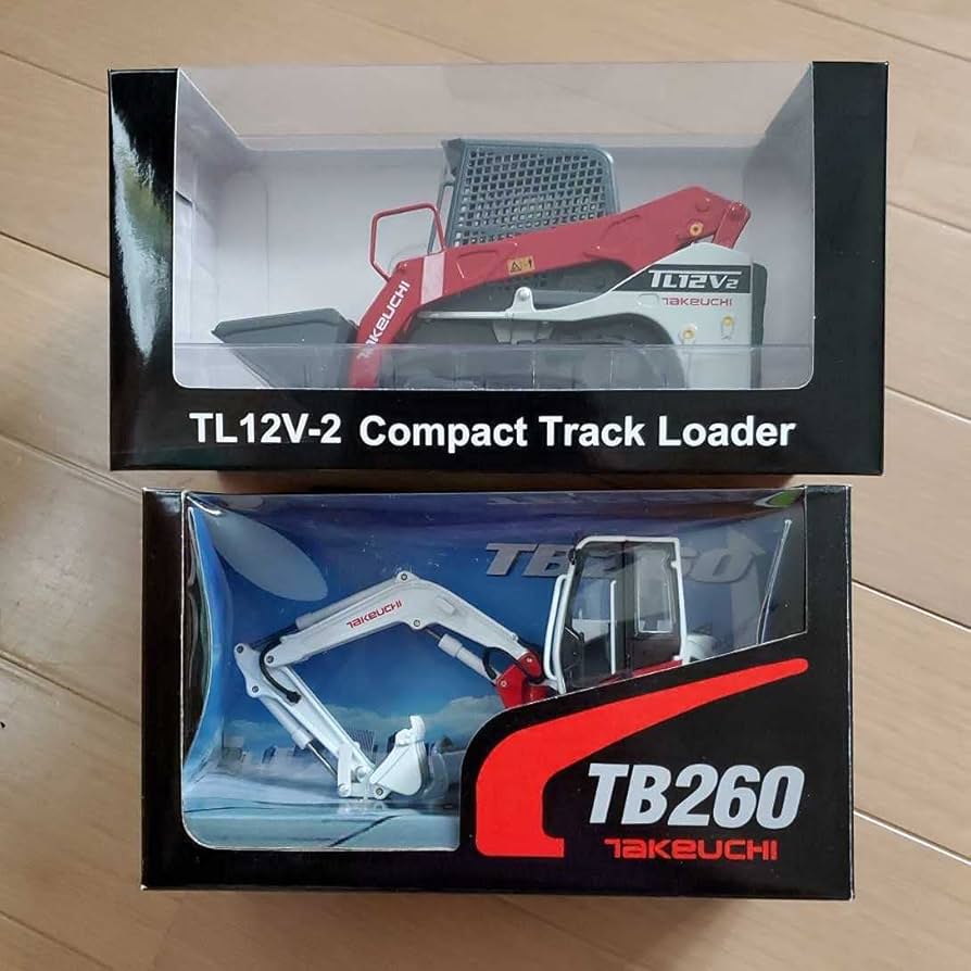 Amazon.co.jp: 竹内製作所 TB250 TL12V-2 重機模型 2種セット