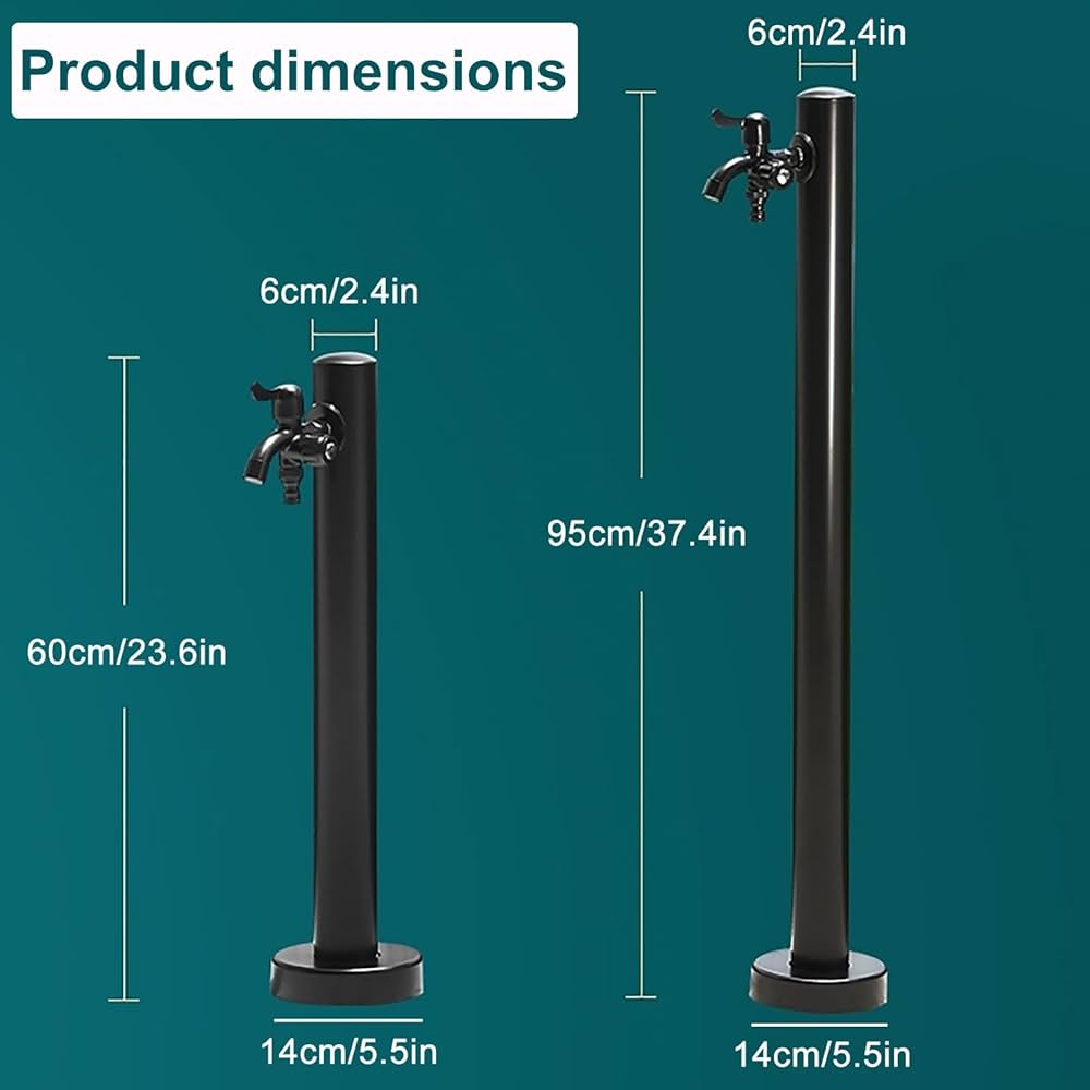 Amazon | DYUNCZ 水栓柱、ガーデン水栓柱、屋外での水栓、ステンレス鋼