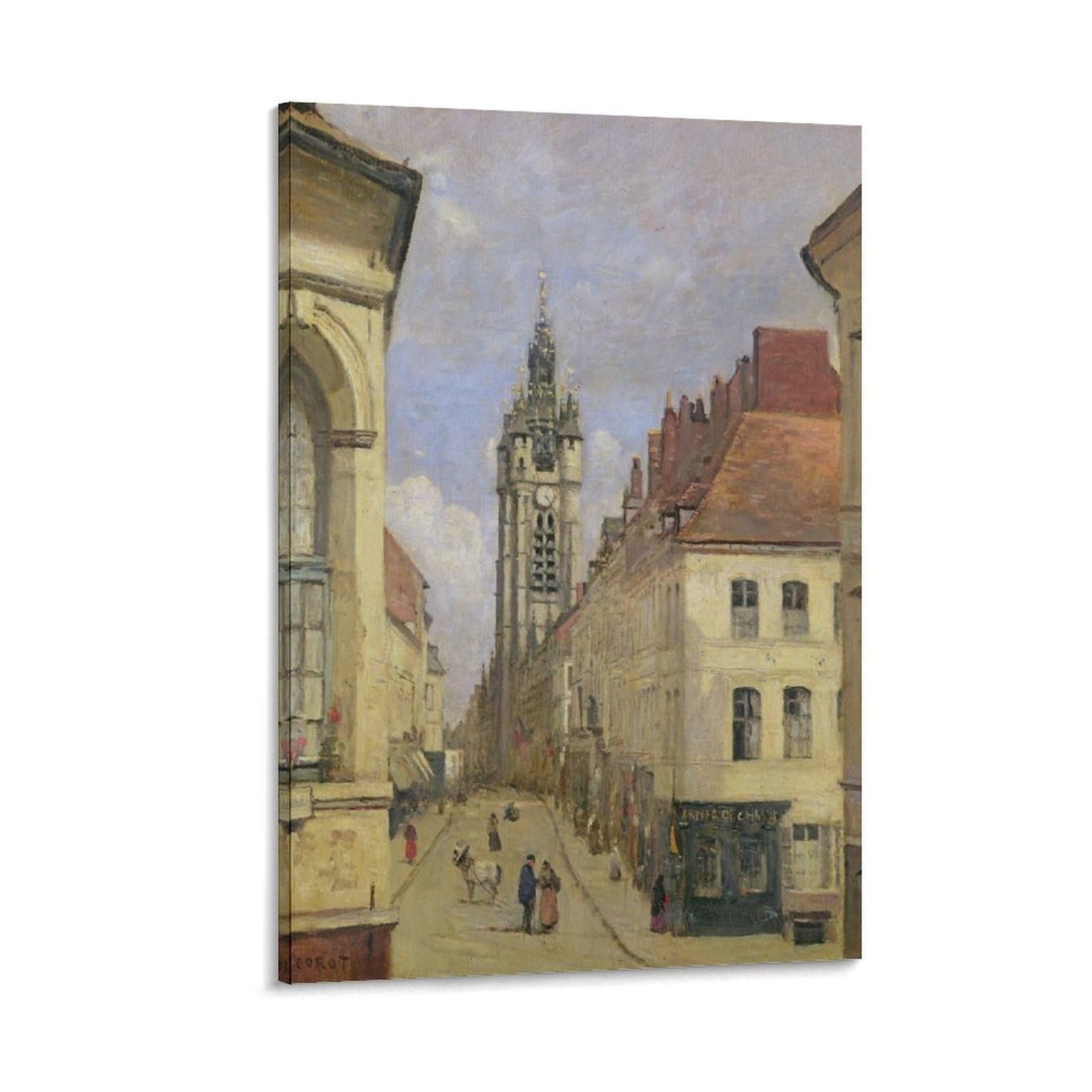 ジャン＝バティスト・カミーユ・コロー、【ドゥエーの鐘塔】 カミーユ