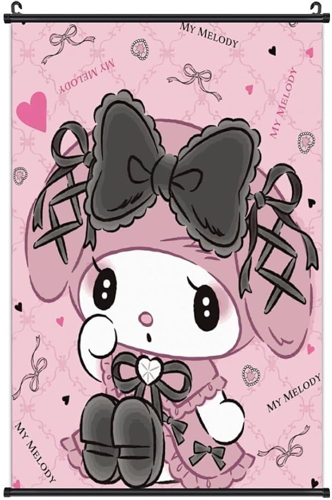 Amazon.co.jp: クロミ ちゃん マイメロディ壁掛け画 壁掛けポスター 壁