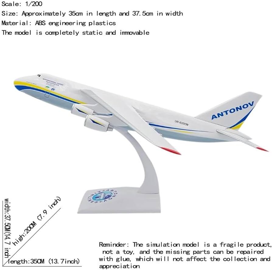 Amazon.co.jp: Decorate Airplane 1/200 ロシアアントノフ AN124 輸送