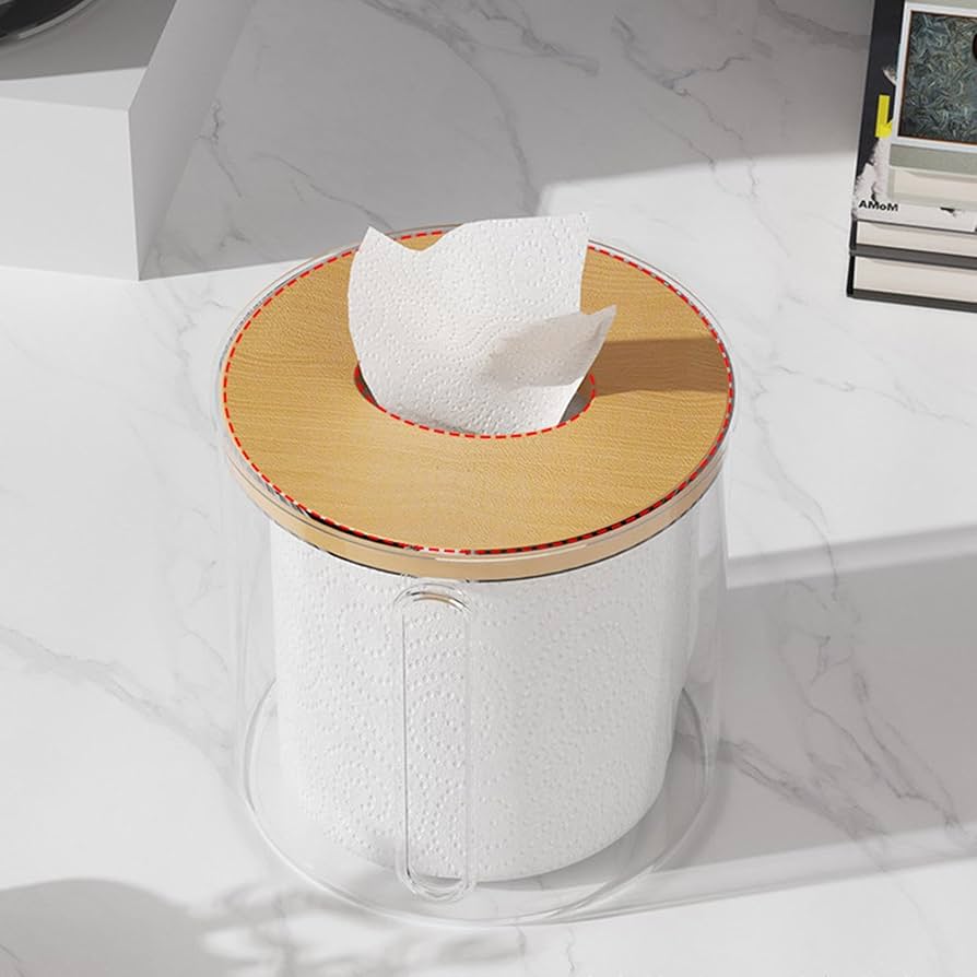 Amazon｜デスク用ティッシュホルダー | ロールペーパー用収納ボックス