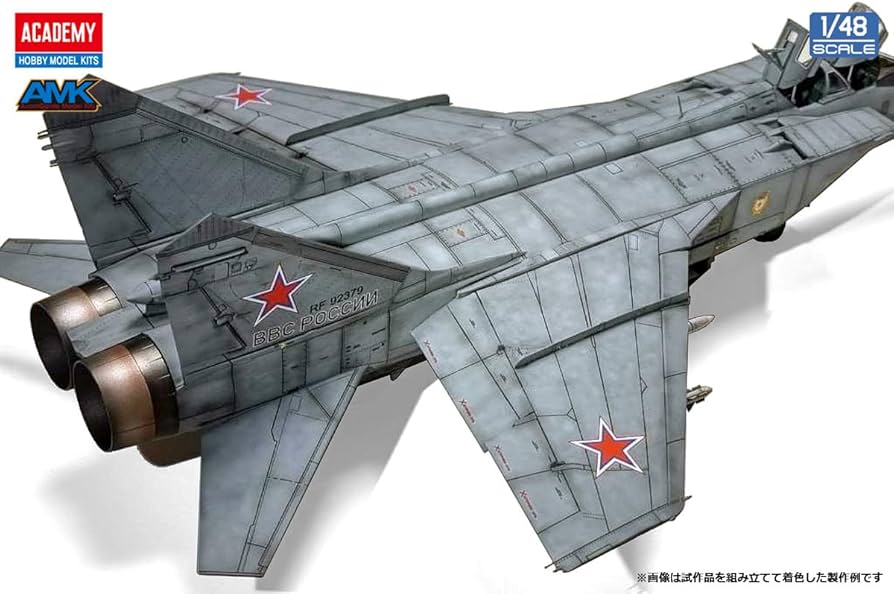 Amazon | アカデミー 1/48 MiG-31 BM/BSM フォックスハウンド