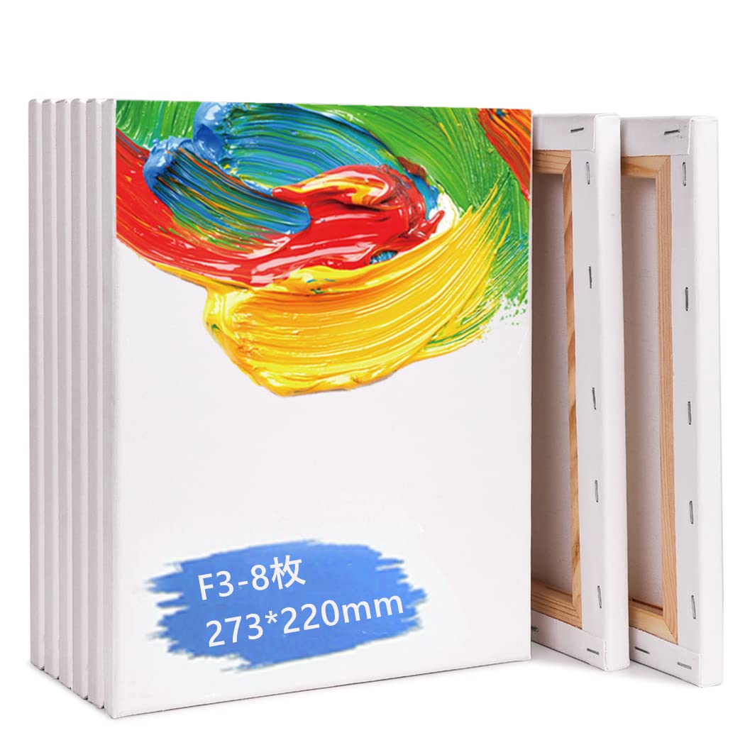 Amazon.co.jp: 張りキャンバス F3 キャンバス 油絵 画材 キャンバス