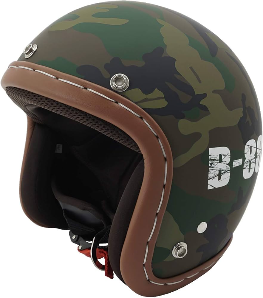 Amazon.co.jp: NEO VINTAGE ARMY B-88 迷彩 ジェットヘルメット SG規格