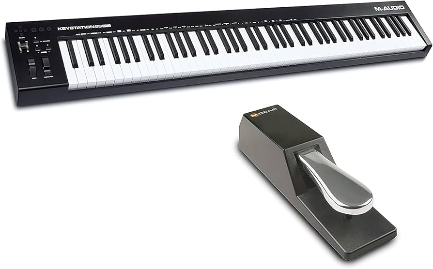 Amazon.com: Keystation 88 MIDI Keyboard Controller Beat Maker