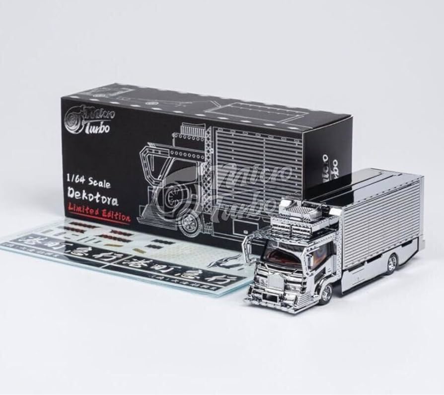 Amazon.co.jp: Micro Turbo 1/64 箱車 デコトラ ウイング 大型