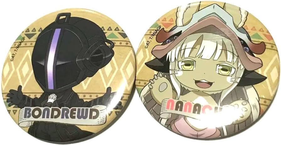 Amazon.co.jp: メイドインアビス 缶バッジ ボンドルド ナナチ : おもちゃ
