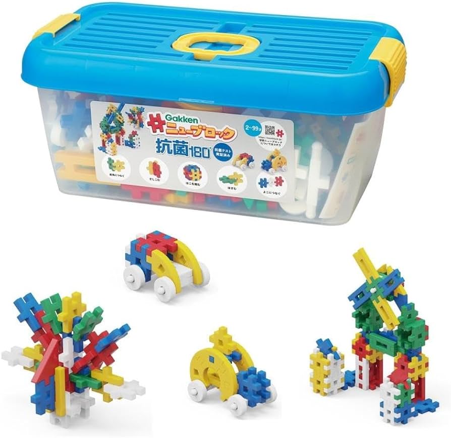 Amazon.co.jp: 学研 Gakkenニューブロック 抗菌180 83835 : おもちゃ