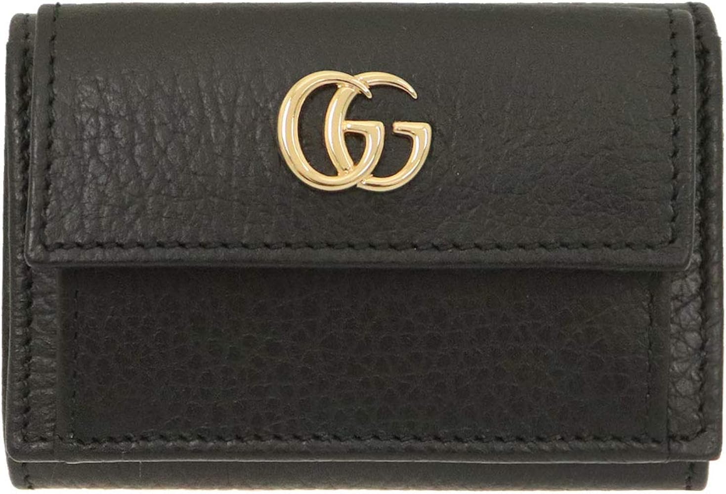 Amazon | [グッチ] 財布(三つ折り財布) 523277 CAO0G ブラック プチ GG