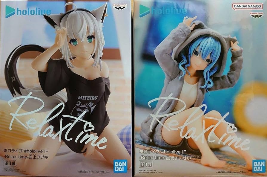 Amazon.co.jp: ホロ ライブ Relax time 白上フブキ 星街すいせいセット