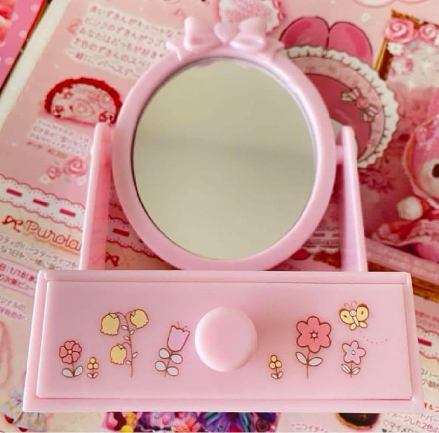 Amazon.co.jp: ミニスタンドミラーいつまでも おしゃれ雑貨 マイメロ