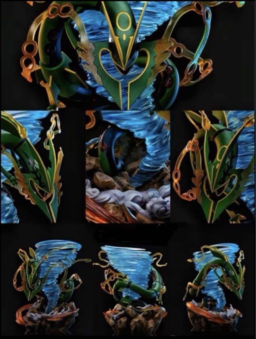 Amazon.co.jp: ポケカ レックウザ ガレージキット ガレキ スタチュー