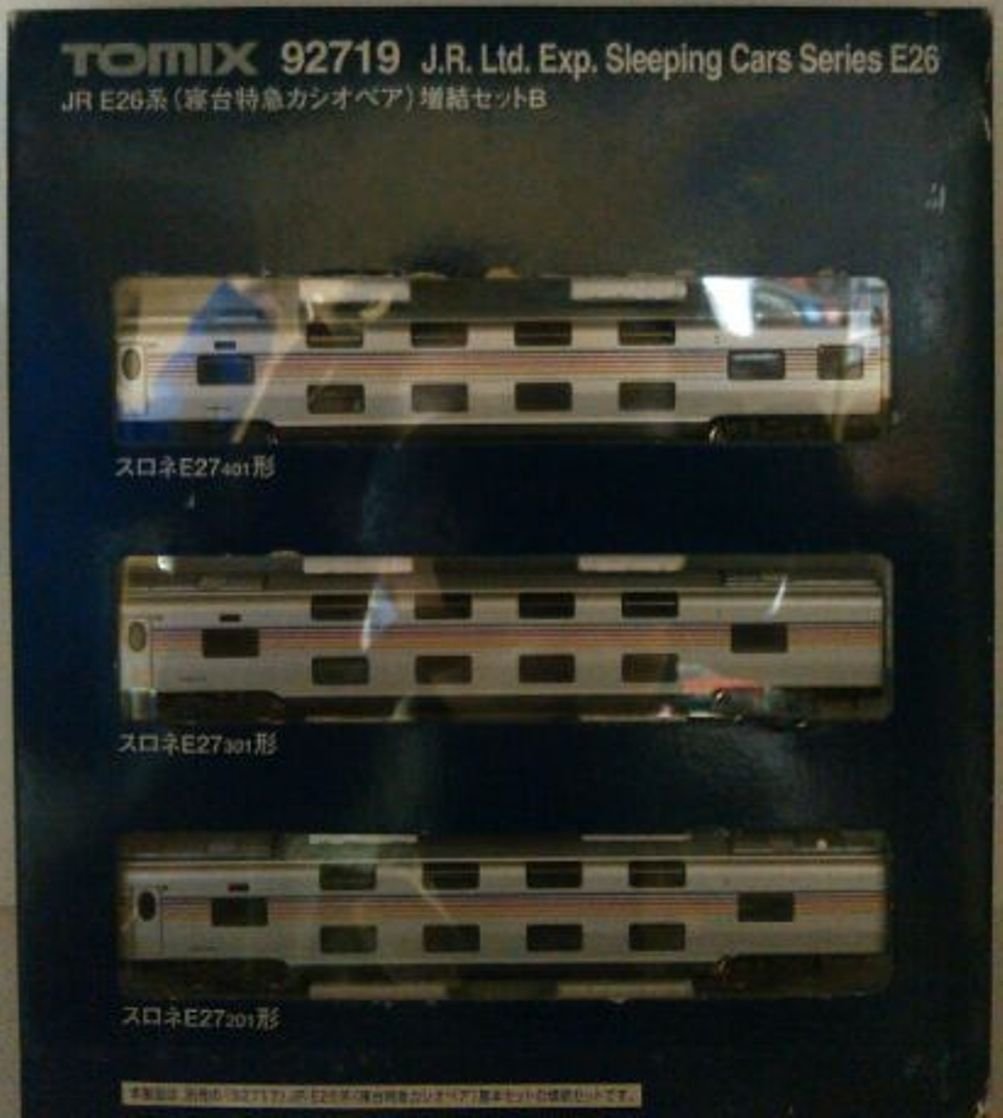 Amazon | TOMIX Nゲージ 92719 E26系 (寝台特急カシオペア) 増結セット