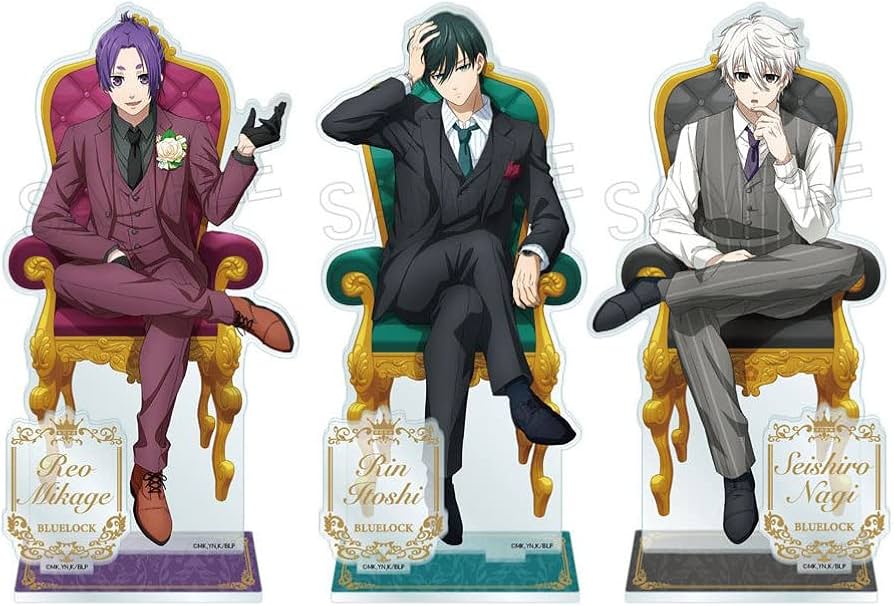 Amazon.co.jp: ブルーロック アクリルスタンド グッズ セット 玉座ver